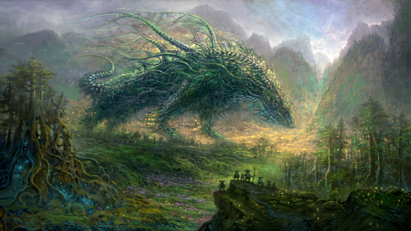 Giant Plant Dragon