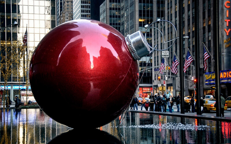 Giant Red Ornament — Urban