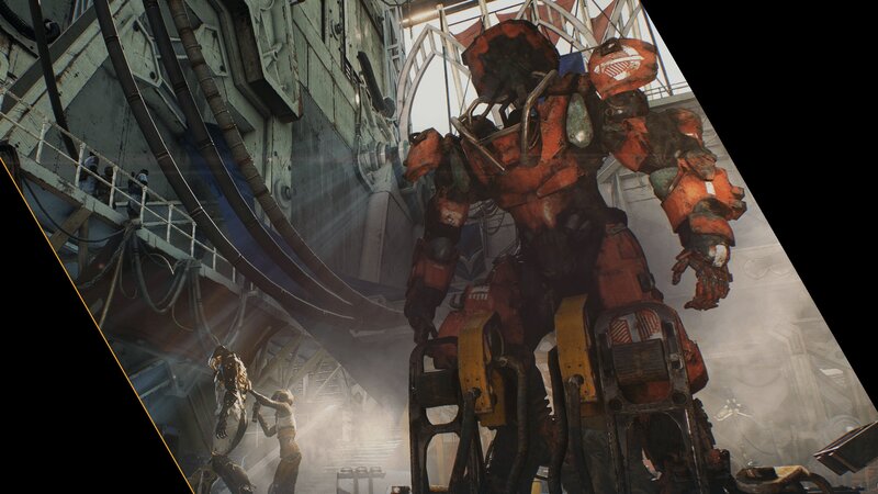 Giant Red Robot — Dramatic, 3d Render