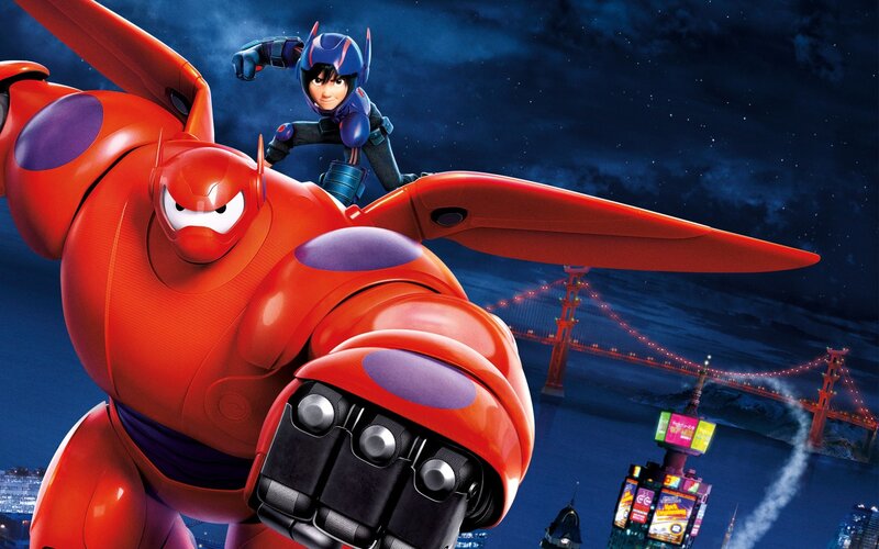 Giant Red Robot with Pilot
