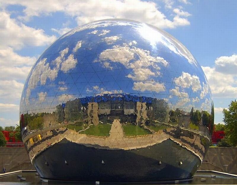 Giant Reflective Sphere