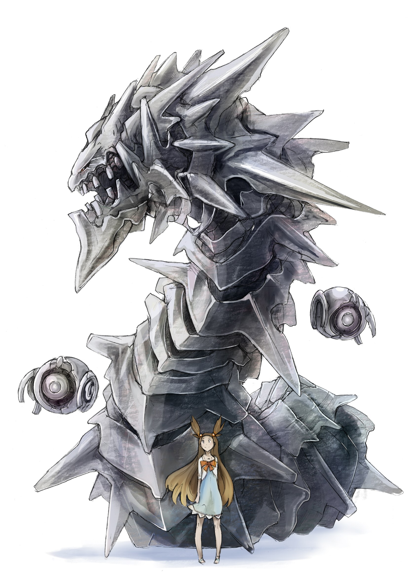 giant robot and girl