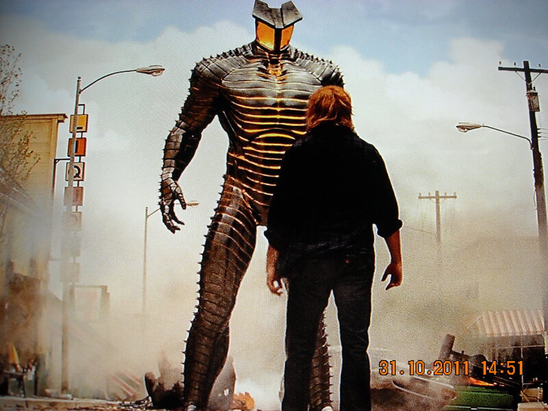 Giant Robot and Man