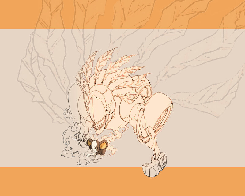 Giant Robot and Small Creature