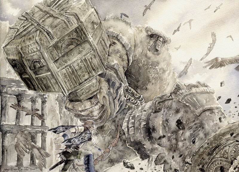 Giant Robot Attacking