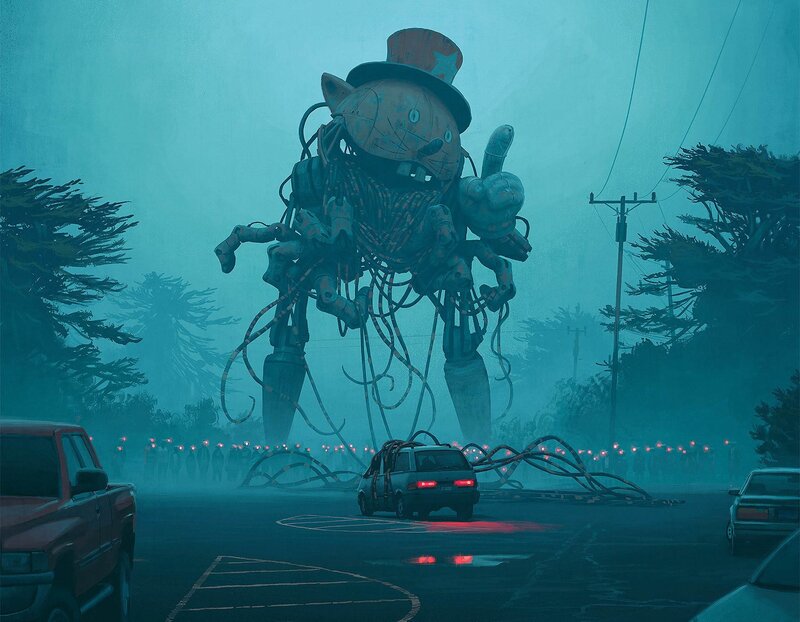 Giant Robot Cat