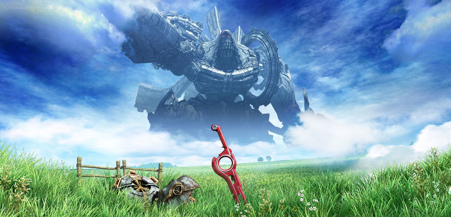 giant robot in a field