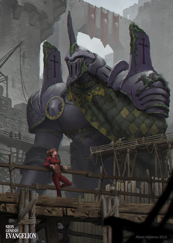 Giant Robot in Castle
