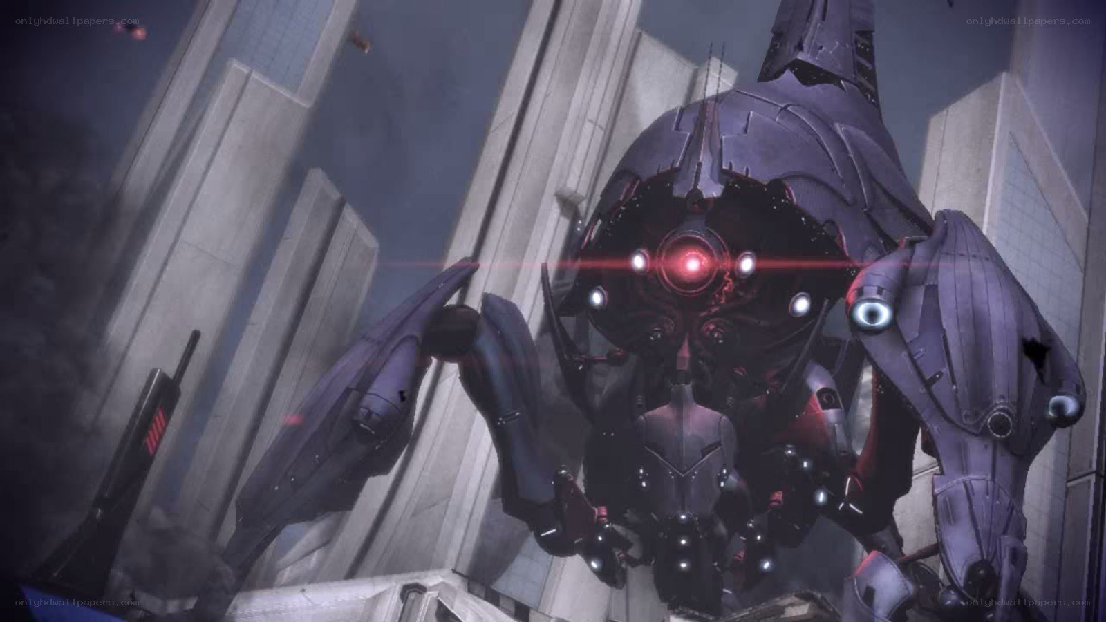 giant robot in city