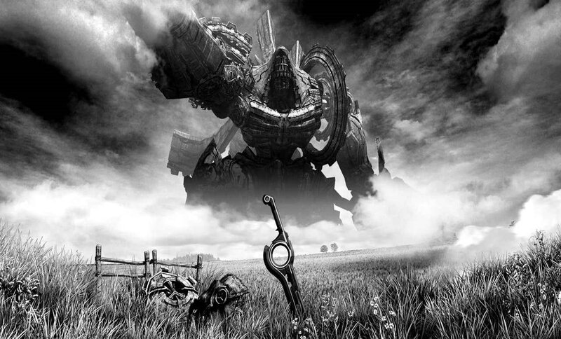 Giant Robot in Field