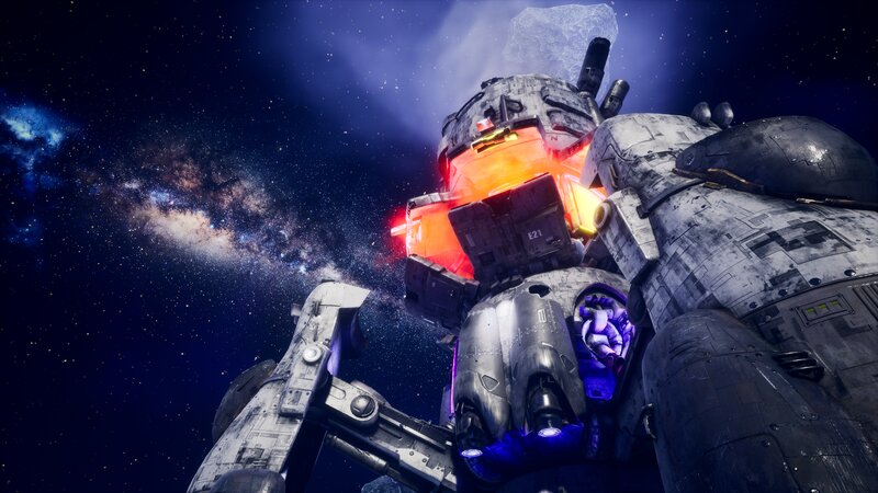 Giant Robot in Space — Blue