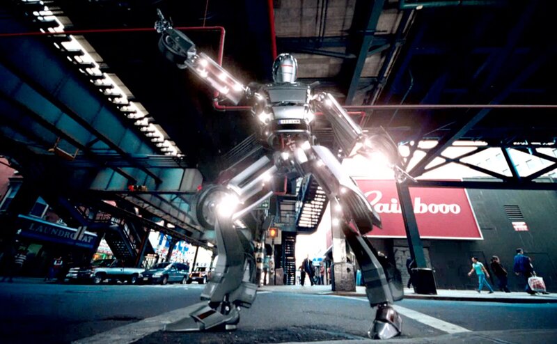 Giant Robot on Street