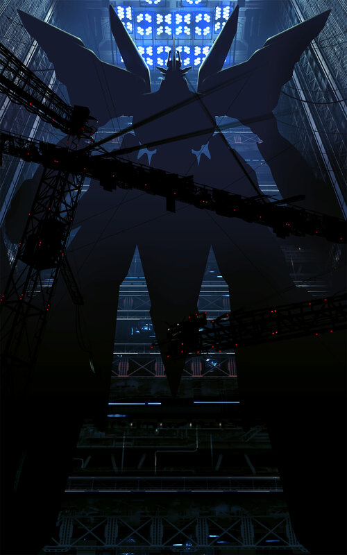 Giant Robot Silhouette