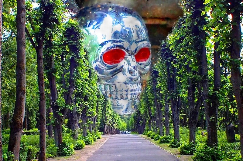 Giant Robot Skull