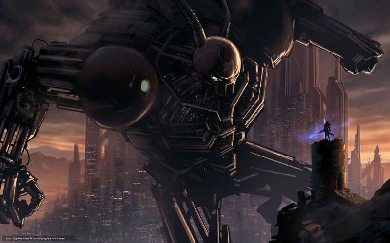 giant robot vs warrior