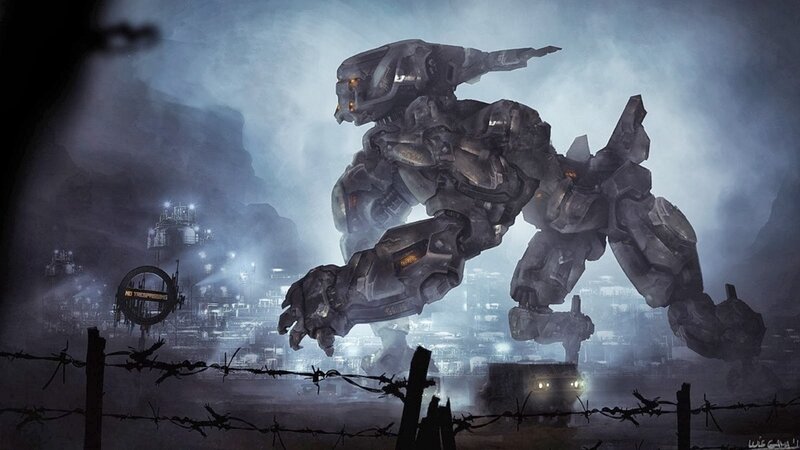 Giant Robot Walking
