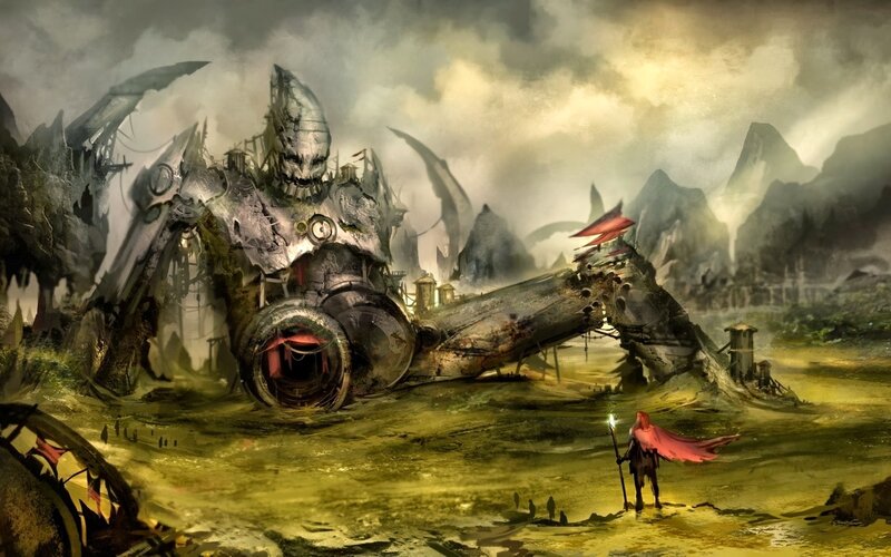 Giant Robot Warrior — Yellow, Dramatic