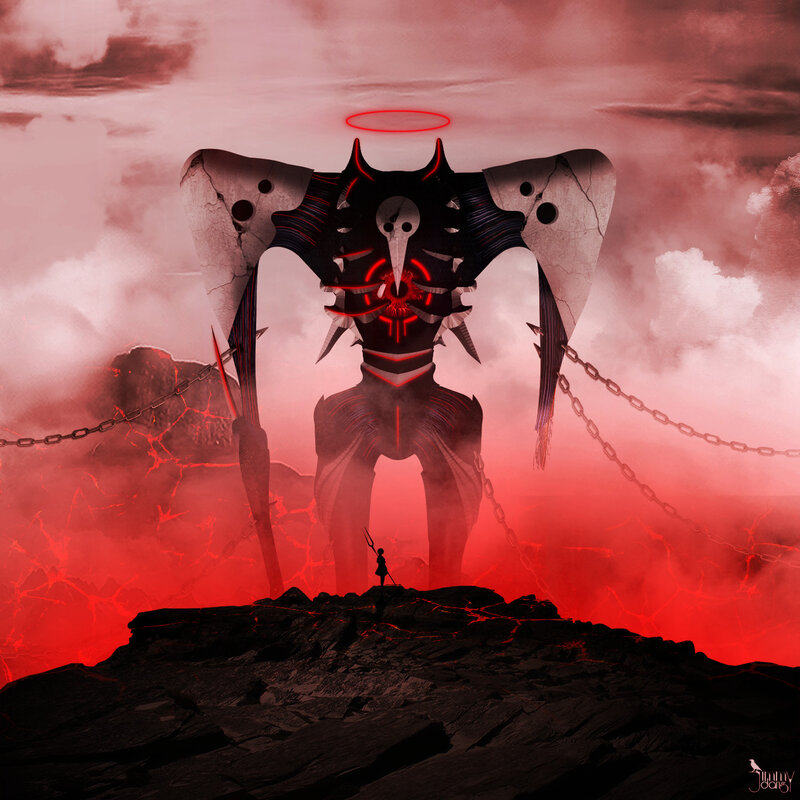 Giant Robot with Halo