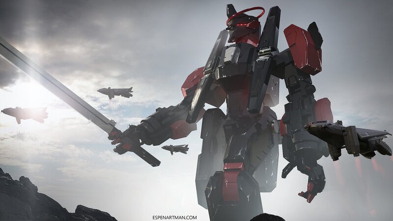 Giant Robot with Sword