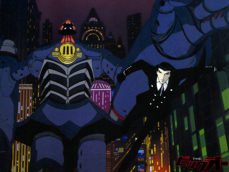 Giant robots in a city