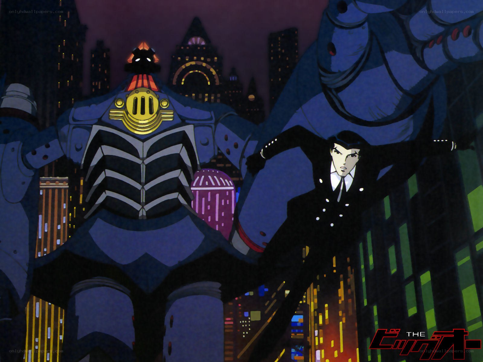 Giant robots in a city