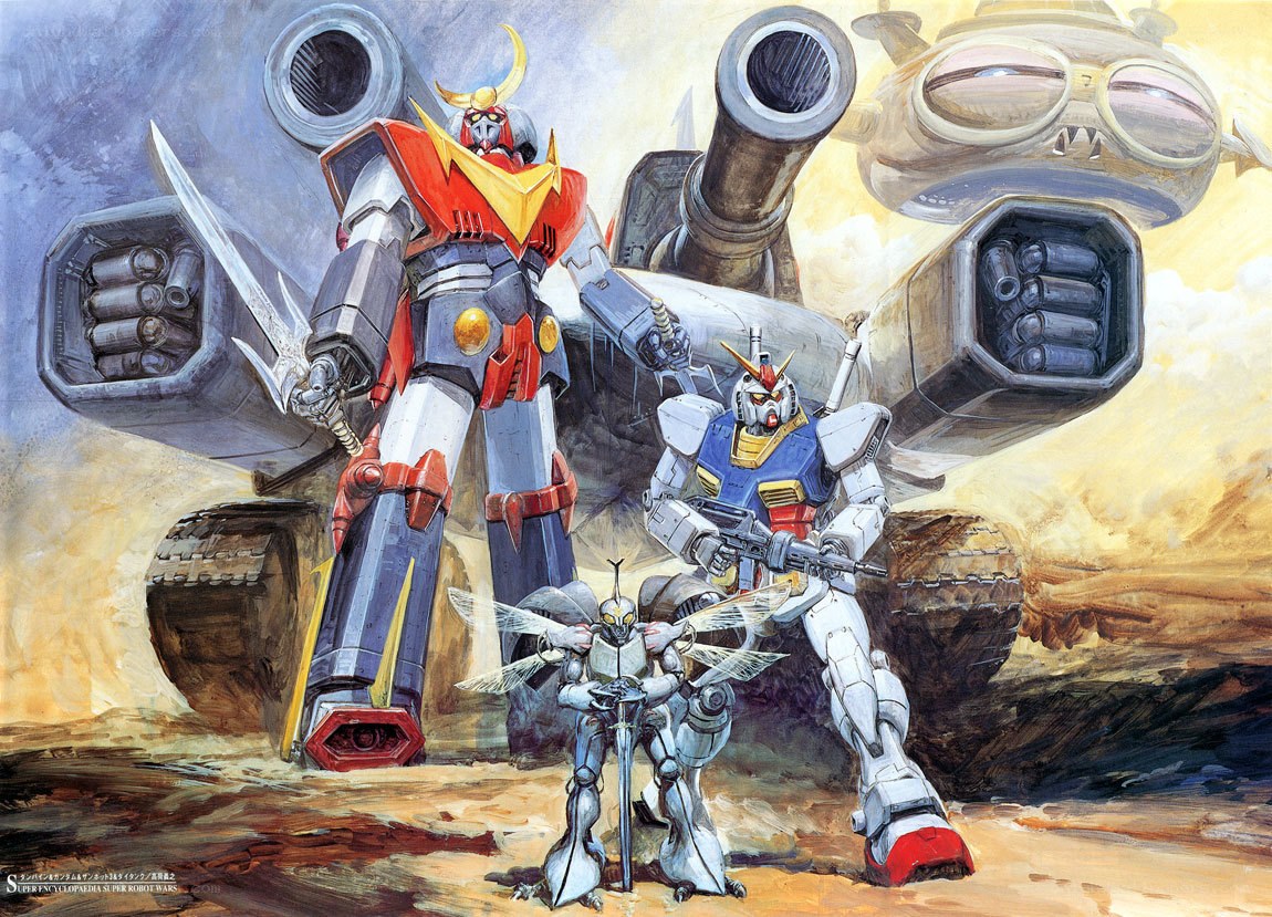 Giant robots in desert battle