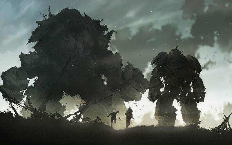 Giant Robots in Ruins