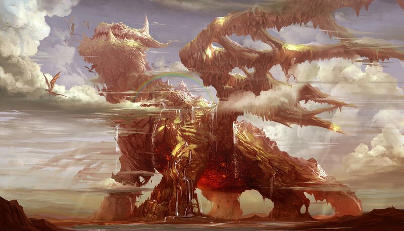 Giant Rock Dragon — Brown