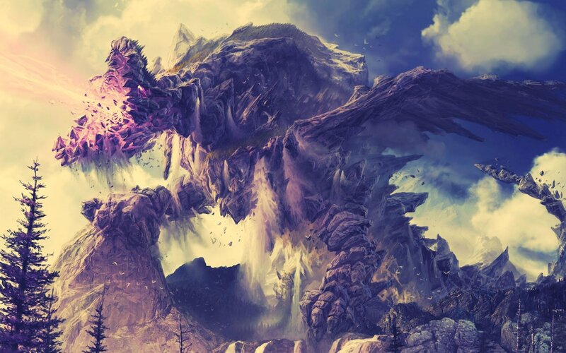 Giant Rock Dragon