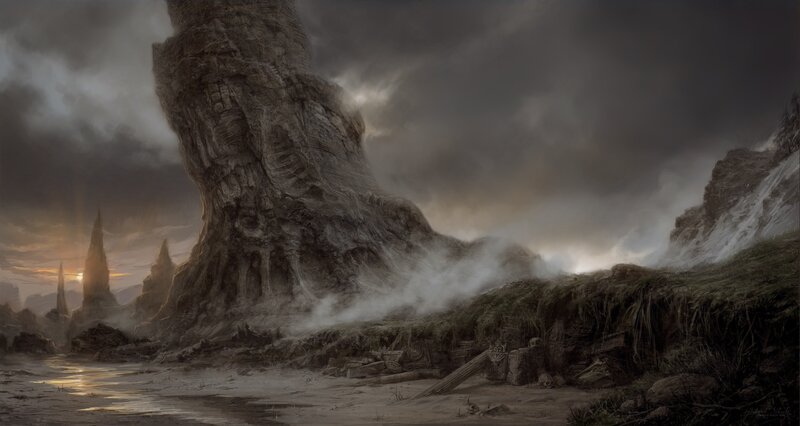 Giant Rock Formation — Gray