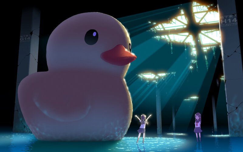 Giant Rubber Duck — Blue