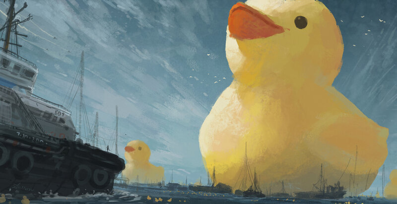 Giant Rubber Duck — Yellow
