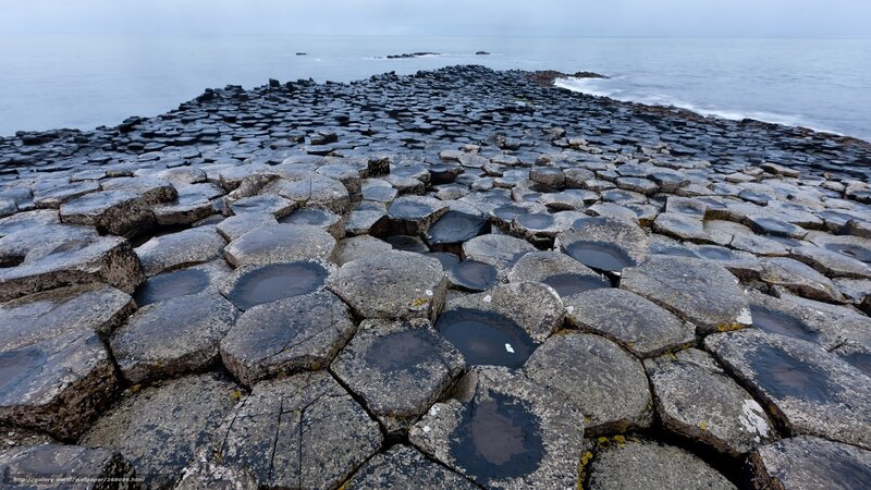 Giant's Causeway basalt columns