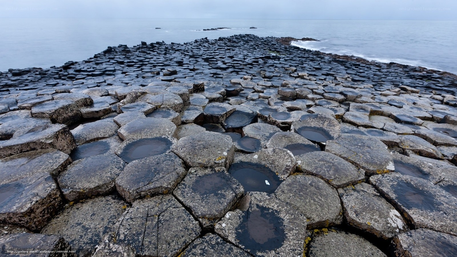 Giant's Causeway basalt columns