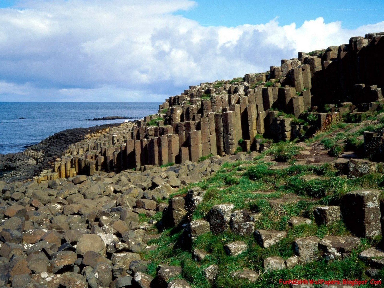 Giant's Causeway coastal formation