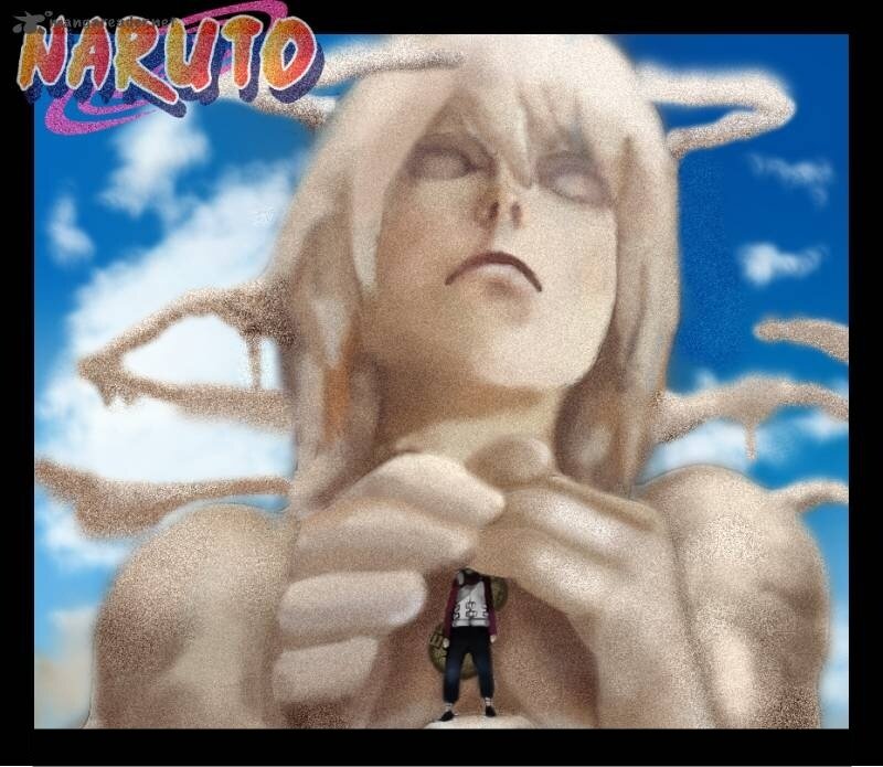 Giant Sand Statue — Blue