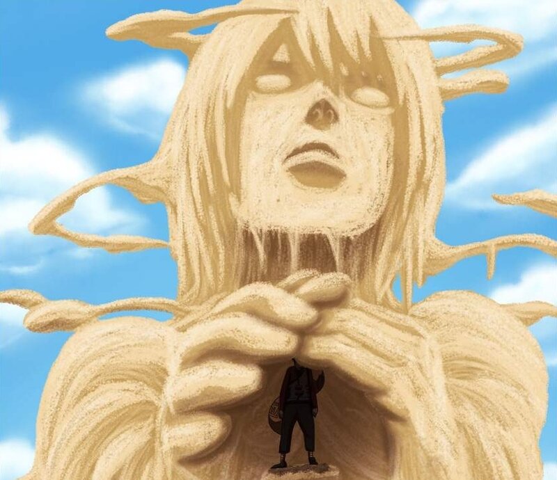 Giant Sand Statue
