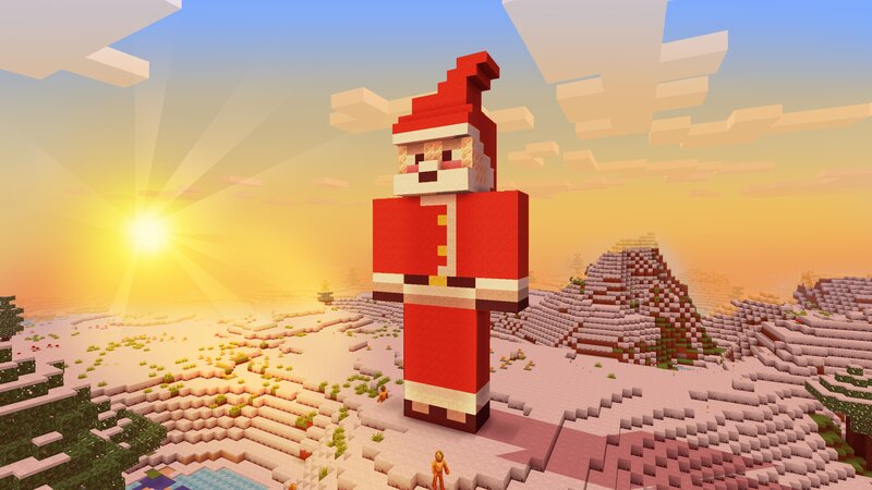 Giant Santa Claus Figure
