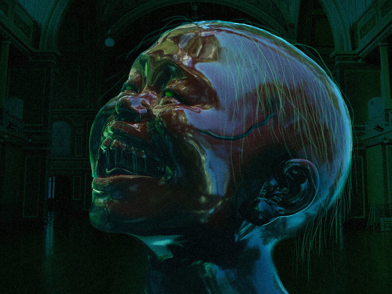 Giant Screaming Head