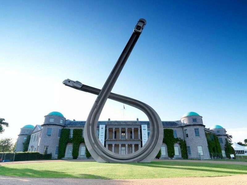 Giant Sculpture of Car Track