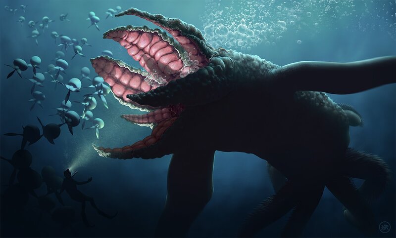 Giant Sea Creature — Blue