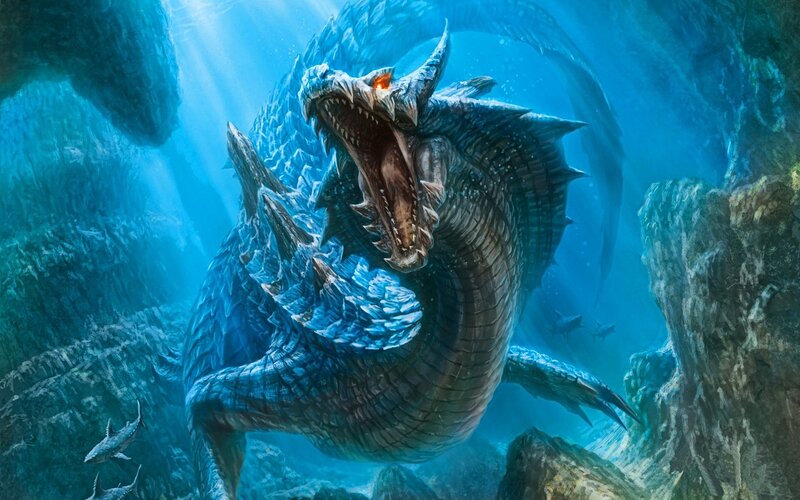 Giant Sea Dragon — Blue