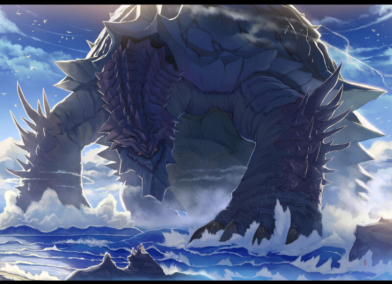 Giant Sea Monster — Blue