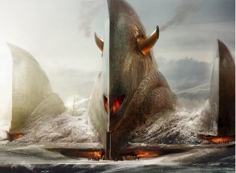 giant ship monster