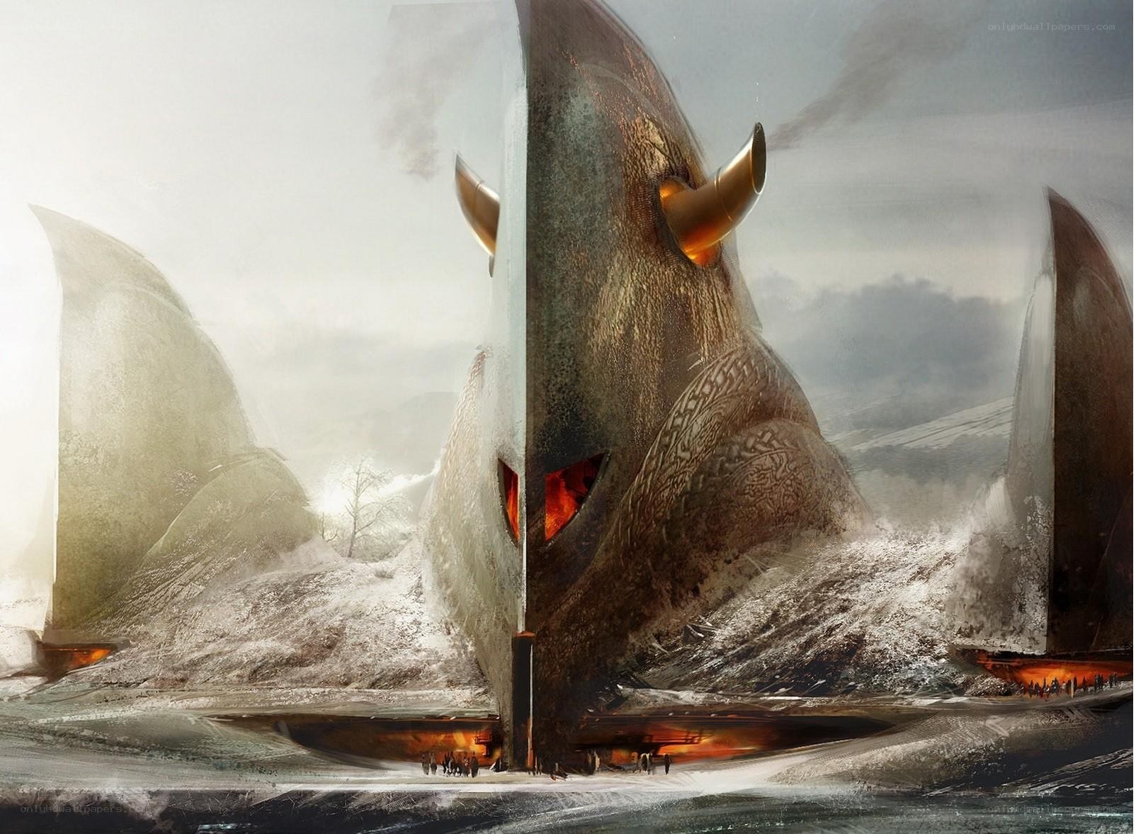 giant ship monster