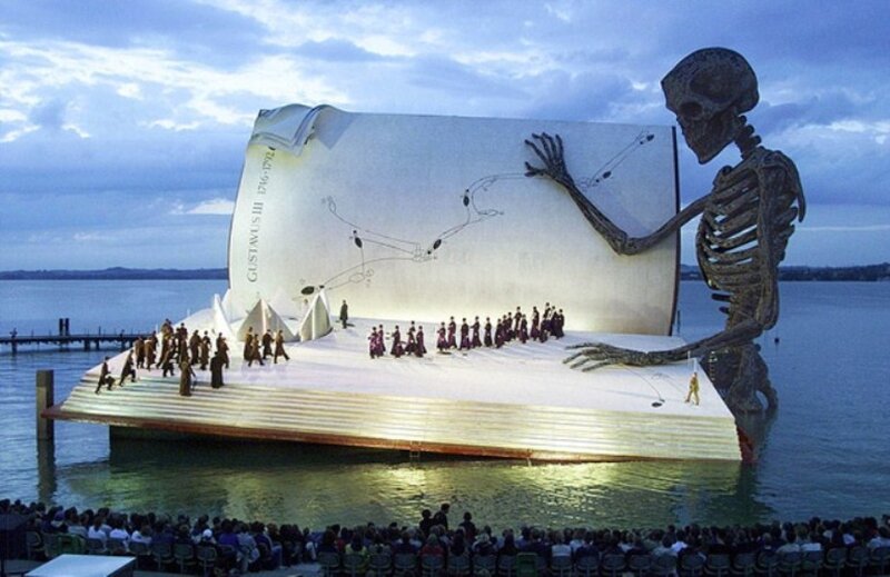 Giant Skeleton on Book