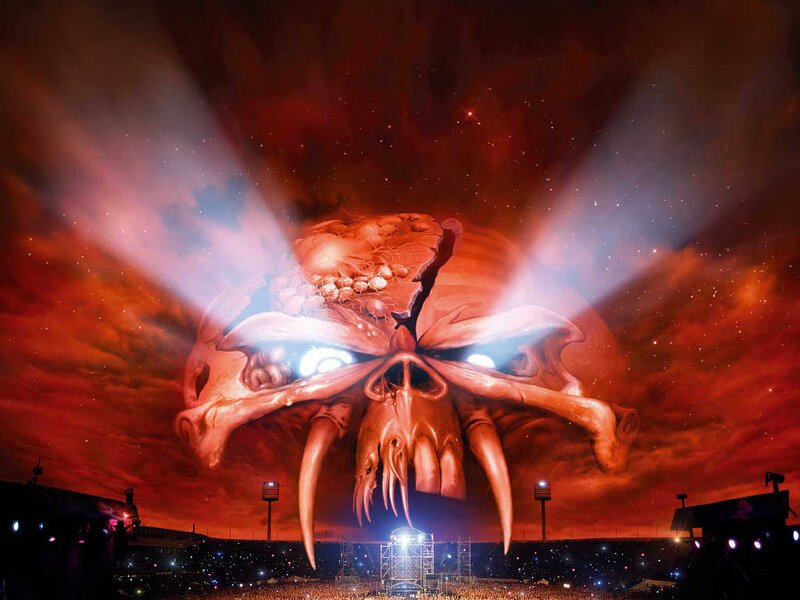 Giant Skull Monster — Red