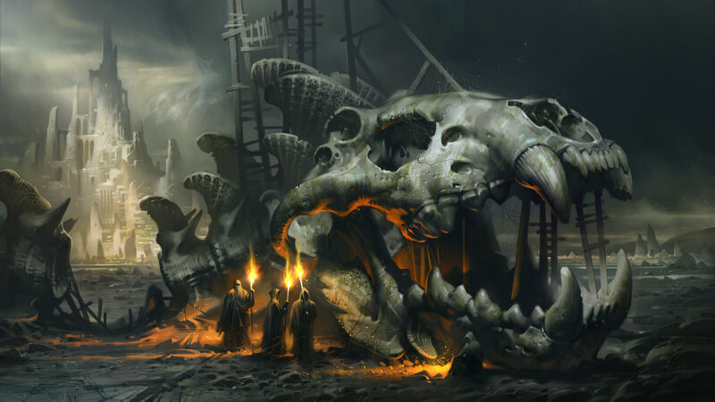 Giant Skull of a Beast