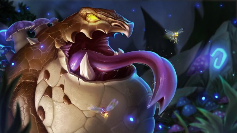 Giant Snake with Open Mouth