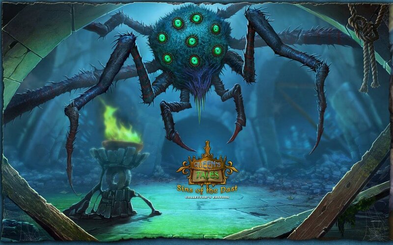 Giant Spider Creature — Blue